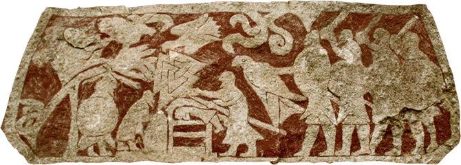 Описание ритуала Кровавый орел, Стура-Хаммарский камень